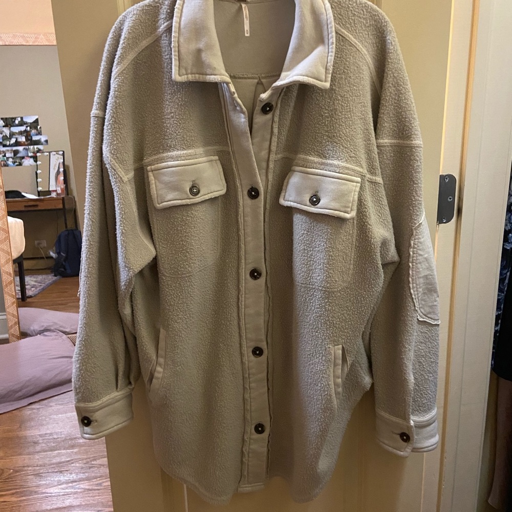 Free People Ruby Jacket in Stone